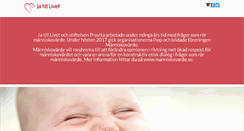 Desktop Screenshot of jatilllivet.se